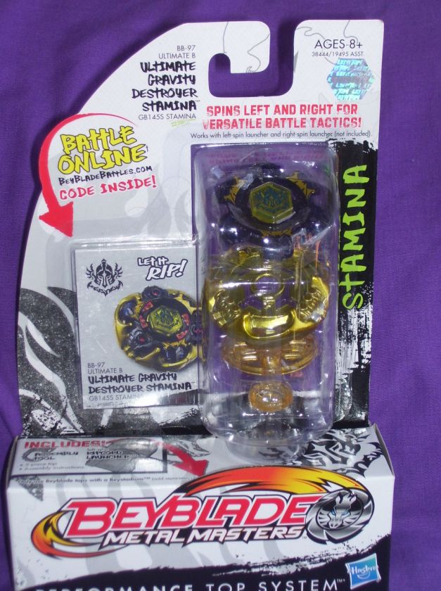 Beyblade Metal Masters ULTIMATE GRAVITY DESTROYER STAMINA Stamina BB 