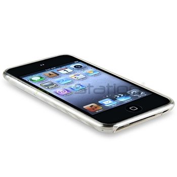 DIAMOND TPU RUBBER GEL SOFT COVER CASE+SCREEN GUARD FOR IPOD TOUCH 4 