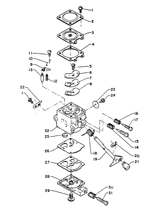 Zama Carburetor for Echo String trimmer SRM 200  