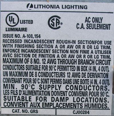 NEW Lithonia Lighting GRS 4 HSG J2  