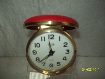 ELGIN alarm clock table watches antique  