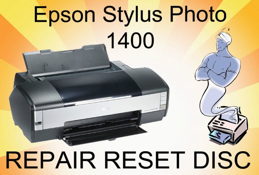 Epson Stylus Photo 1400 Service Repair Waste Counter CD  