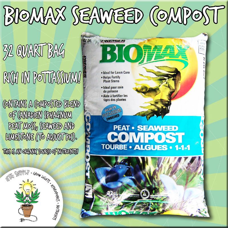 BIOMAX PEAT SEAWEED COMPOST ORGANIC SOIL FERTILIZER 32  