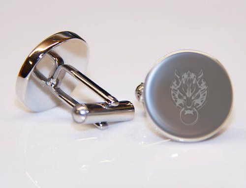 Final Fantasy Advent Children Stainless Steel Cufflinks  