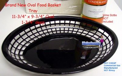 Commercial BBQ Takeout 9x12 Food Tray Baskets NEW  