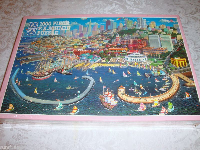 SAN FRANCISCO BAY ~ 1000 Piece FX SCHMID Puzzle [NEW]  