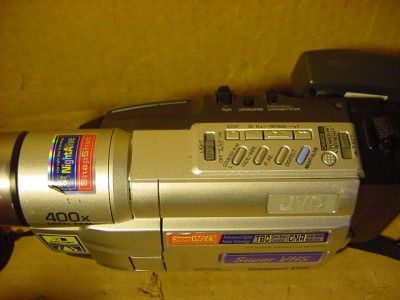 JVC SUPER VHS CAMCORDER VIDEO RECORDER MODEL GR SXM535. SELLING AS IS 