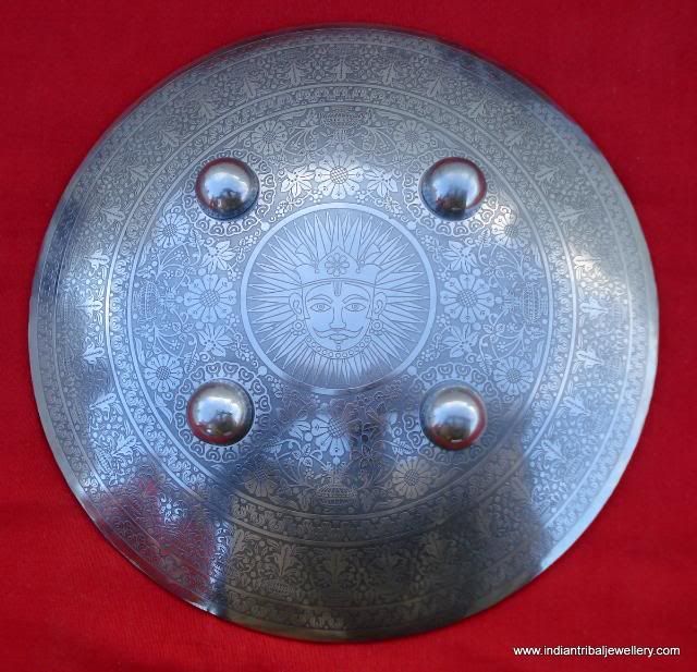 ANTIQUE DESIGN HANDMADE SWORD SHIELD INDIA  