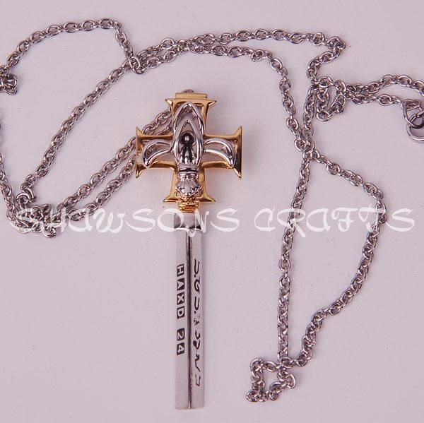 DA VINCI CODE BANK KEY NECKLACE PENDANT  