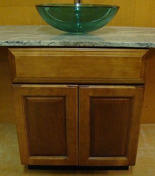 Kraftmaid Maple Bathroom Vanity Sink Base Cabinet 24w  