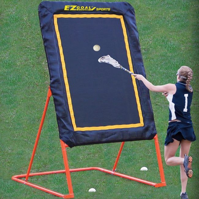 EZGoal Outdoor Pro Lacrosse Folding Throwback Goal  