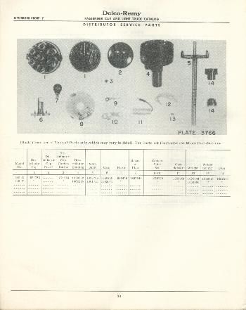 1929 1948 DELCO REMY ELECTRICAL PARTS BOOK CATALOG  