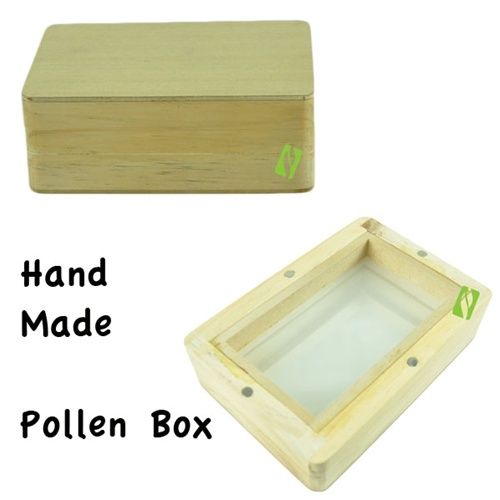 Natural Hand Made Herb Wood Pollen Sifter Box New  