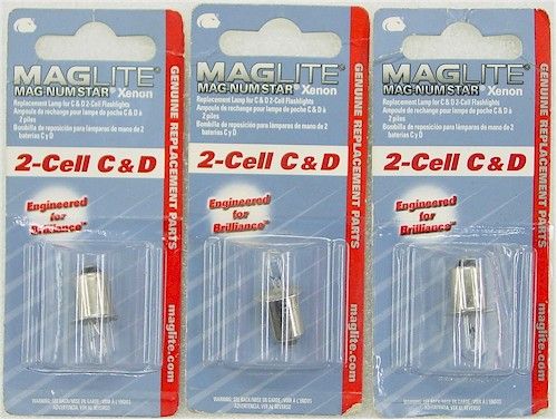 Lot of 19 NEW MAGLITE Replacement Bulbs ++FREE SHIP++  