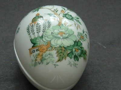 KOWLOOM EGG TRINKET BOX CROWN STAFFORDSHIRE BOXED  