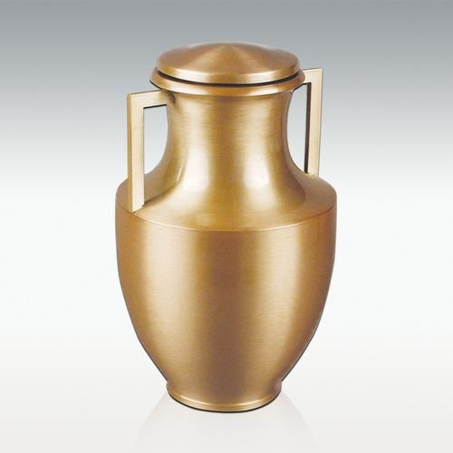 Sparta I Roman Bronze Vase Cremation Urn with Handles   