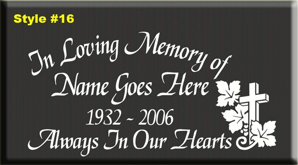 IN LOVING MEMORY OF VINYL DECAL STICKER RIP *31 STYLES*  