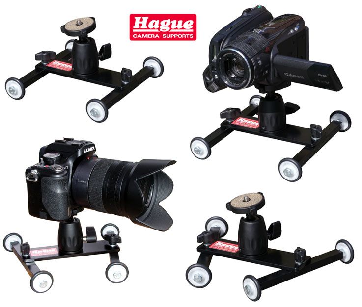 Hague Micro Camera Dolly   Smooth Video Steady Cam Dolly With Ball 