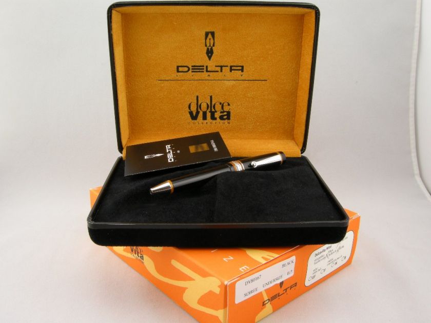   brand new Delta Ballpoint pen. Here are the facts about this pen