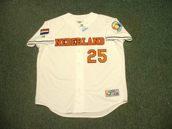 ANDRUW JONES Netherlands WBC Baseball Jersey XL  