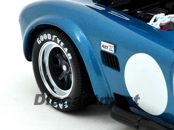   08045GBL SHELBY COBRA 427 S/C NEW DIECAST MODEL CAR LIGHT BLUE  