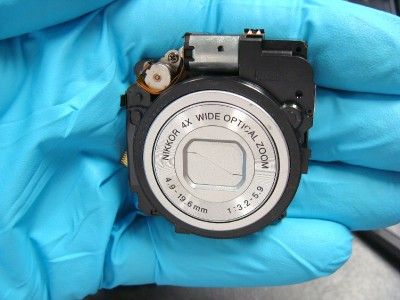 NIKON S3000 DIGITAL CAMERA PARTS LENS UNIT W/DIRECTIONS  