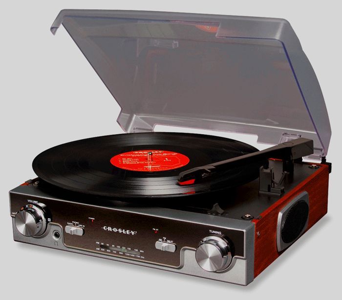 Crosley Record Player CR6005A Turntable + Extra Needle  