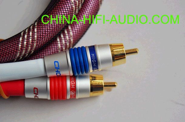 Choseal QiuYeYuan Audio Interconnect RCA Cables pair  