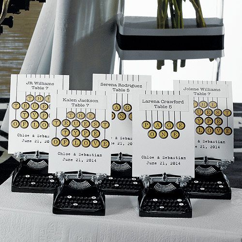   Typewriter Place Cards / Well Wishing Cards 068180029921  