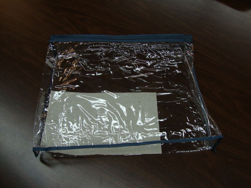 20 New Clear Plastic Storage Zipper Bags 18x14.5x2.5  