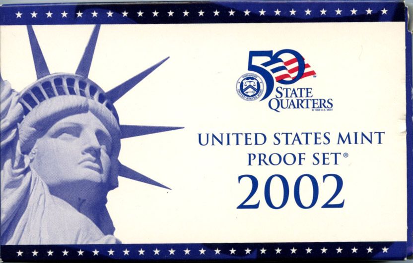 2002 US MINT 50 STATE QUARTERS PROOF SET ~COMPLETE ~  