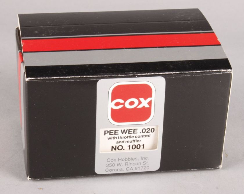 NEW COX PEE WEE .020 MODEL AIRPLANE ENGINE  