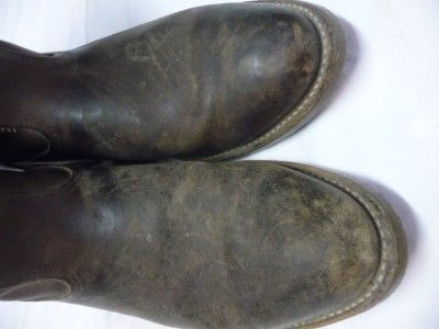 Red Wing 1155 Pecos Brown Leather Work Cowboy Boots Mens size 13 D 