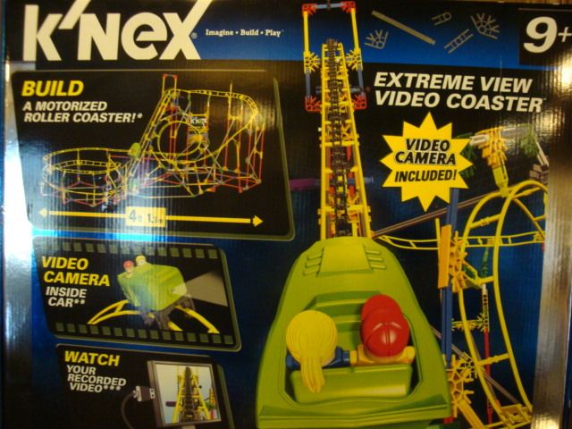 New KNEX EXTREME VIEW VIDEO COASTER 739 Piece Set  