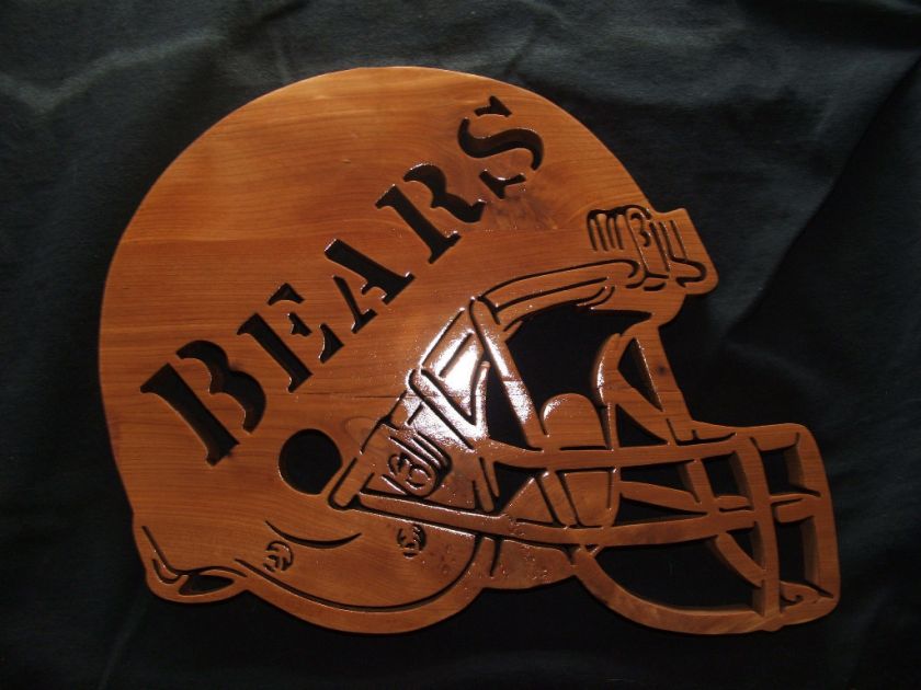 football team wooden scroll saw helmets wall decor NFL college Dallas 