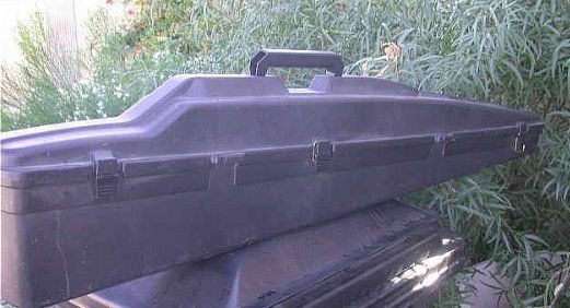 Plano Airguide gun rifle case scoped black model 1301 Made in the USA 