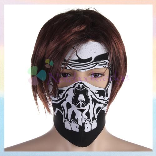 Biker Skateboard Ski Hunt Skeleton Skull Full Face Mask  