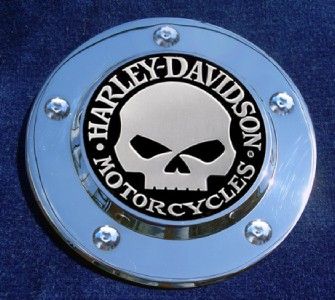 MotorDog69 HARLEY WILLIE G. SKULL Timing Cover For Harleys,from the 