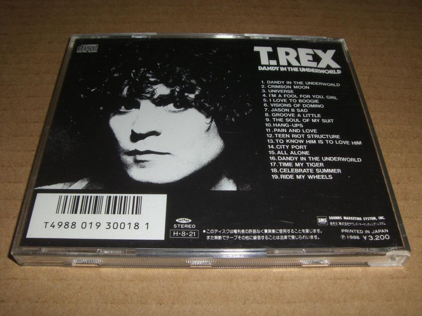 REX Dandy In The Underworld Japan CD SMS 2 5037 3200Yen  