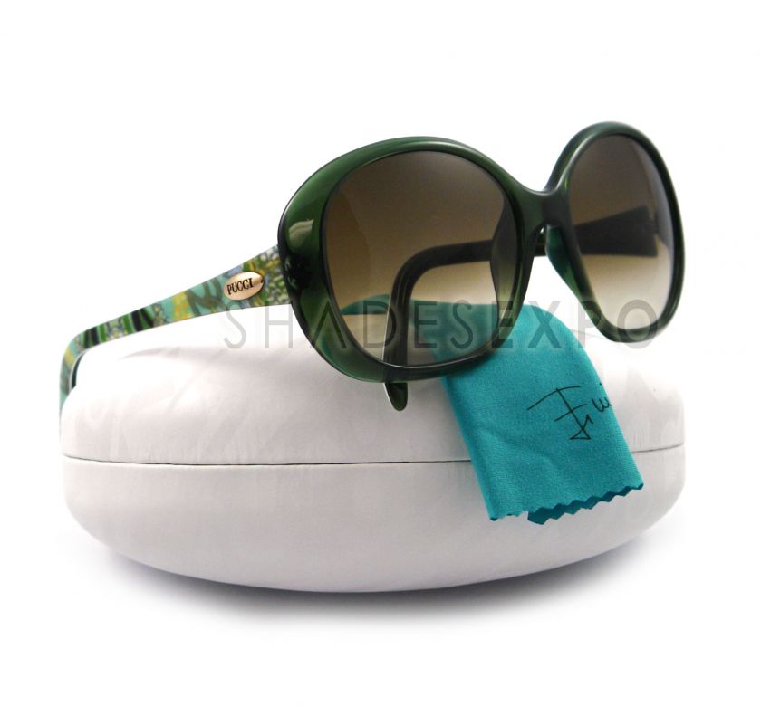 NEW Emilio Pucci Sunglasses EP 695S GREEN 318 EP695S AUTH  