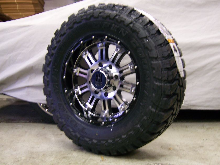 XD Hoss Black Machined 20 Toyo M/T 35x12.50 20 10 Ply  