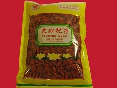 goji berry dried goji berries wolfberry 14oz retail bag  