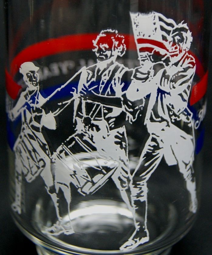 VINTAGE AMERICAN BICENTENNIAL GLASS TUMBLERS 1976  