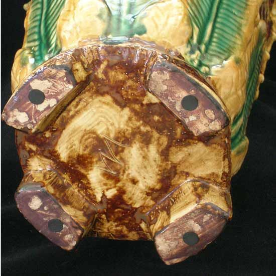 Vintage Estate Piece Large Majolica Vase  