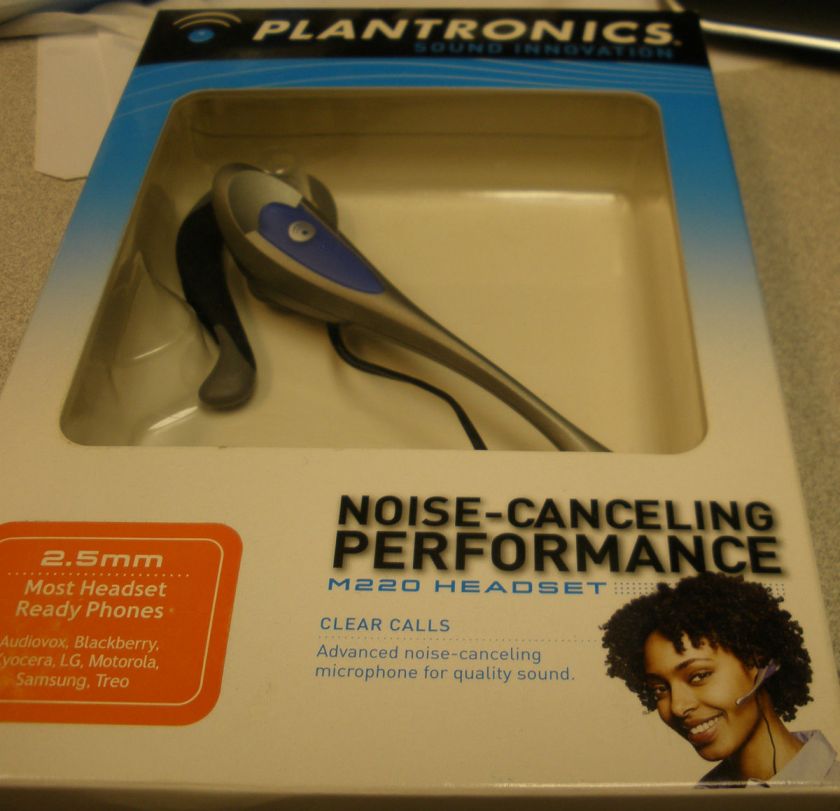 http//i.img/t/new lot 2 Plantronics M220 Mobile Headset 2 5mm 