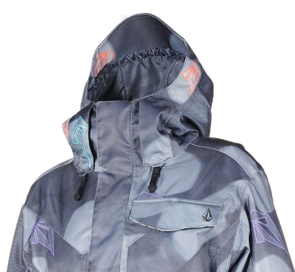 VOLCOM SNOWBOARD DOMESTIC SKI JACKET 80g INSULATED TWILL GPF WOMENS S 