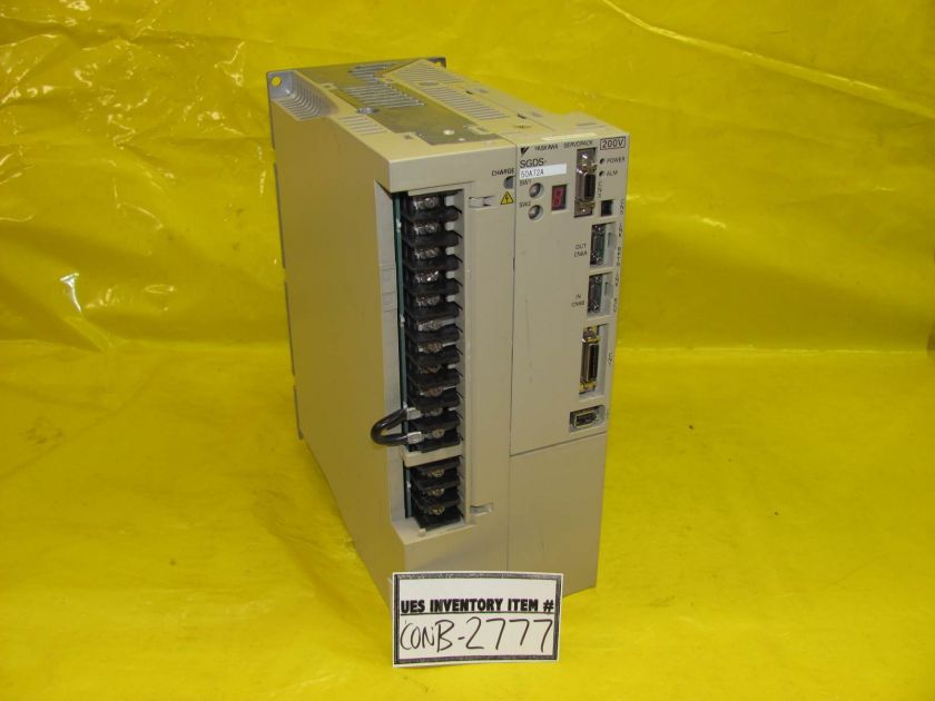 Yaskawa Servopack Servo Drive SGDS 50A72A working  